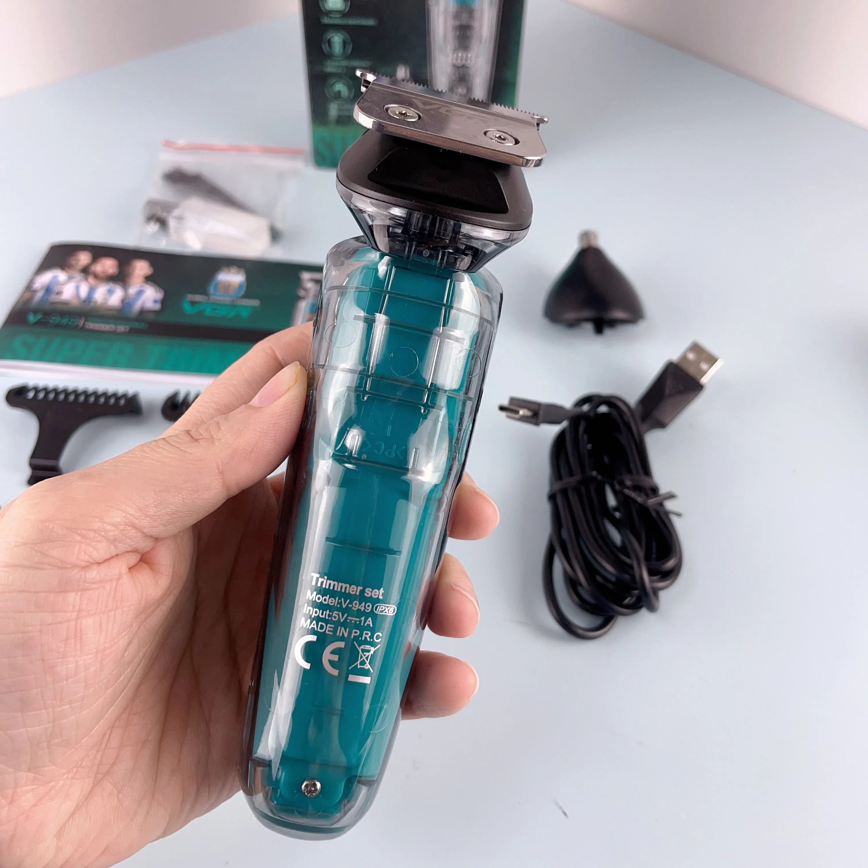 Tondeuse à Poils De Nez Rechargeable USB - Double Tête, Portable Et Lavable (Unisexe)