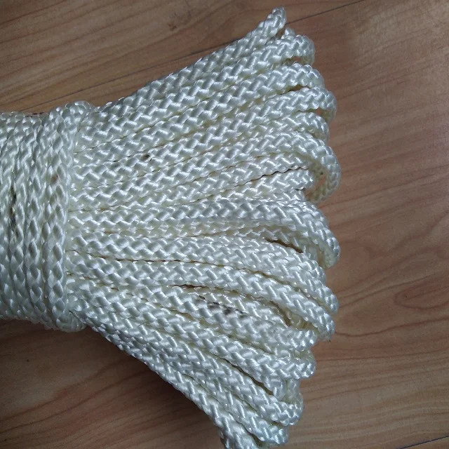 Factory Direct Sales Nylon Material 2mm 3mm 4mm Fishing Line 8 Strand Braid Fishing Rope Used for for Construction
