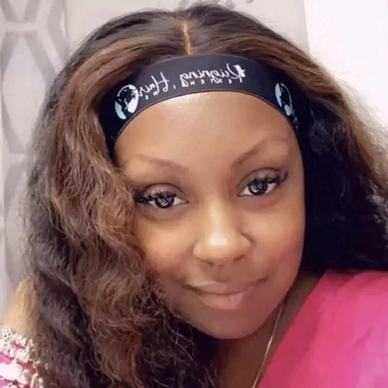 Private Label Adjustable Custom Elastic Band For Lace Hair Lace Melt Band Designer Elastic Bands