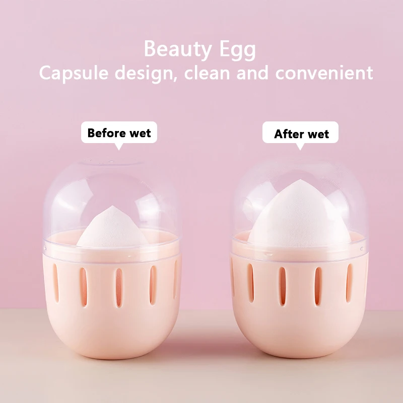 
Спонж для макияжа, блендер для путешествий, губка для макияжа, силиконовый футляр для переноски, держатель губки для макияжа 