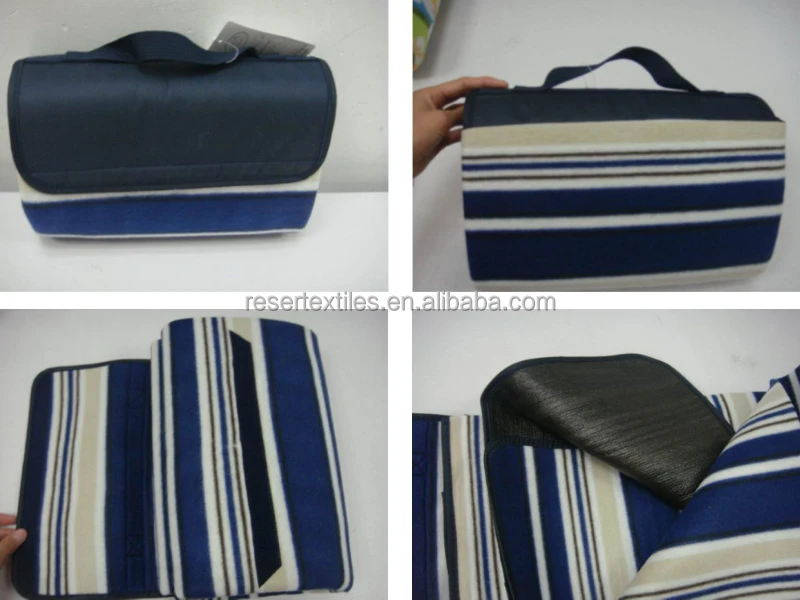 Custom Logo Lightweight High Quality Portable Outdoor Waterproof Picnic Blanket Rug Premium Camping Mat Promotional Features