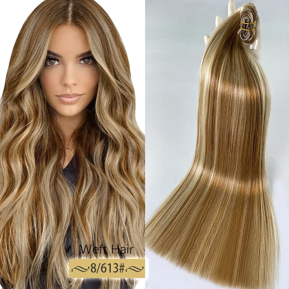 Steil Menselijk Haar Bundels Haarextensies Voor Vrouwen 613 99j 30 Inch Zwart Effen Kleur Ruwe Braziliaanse Vlecht 100% Menselijk Haar_voghion.com