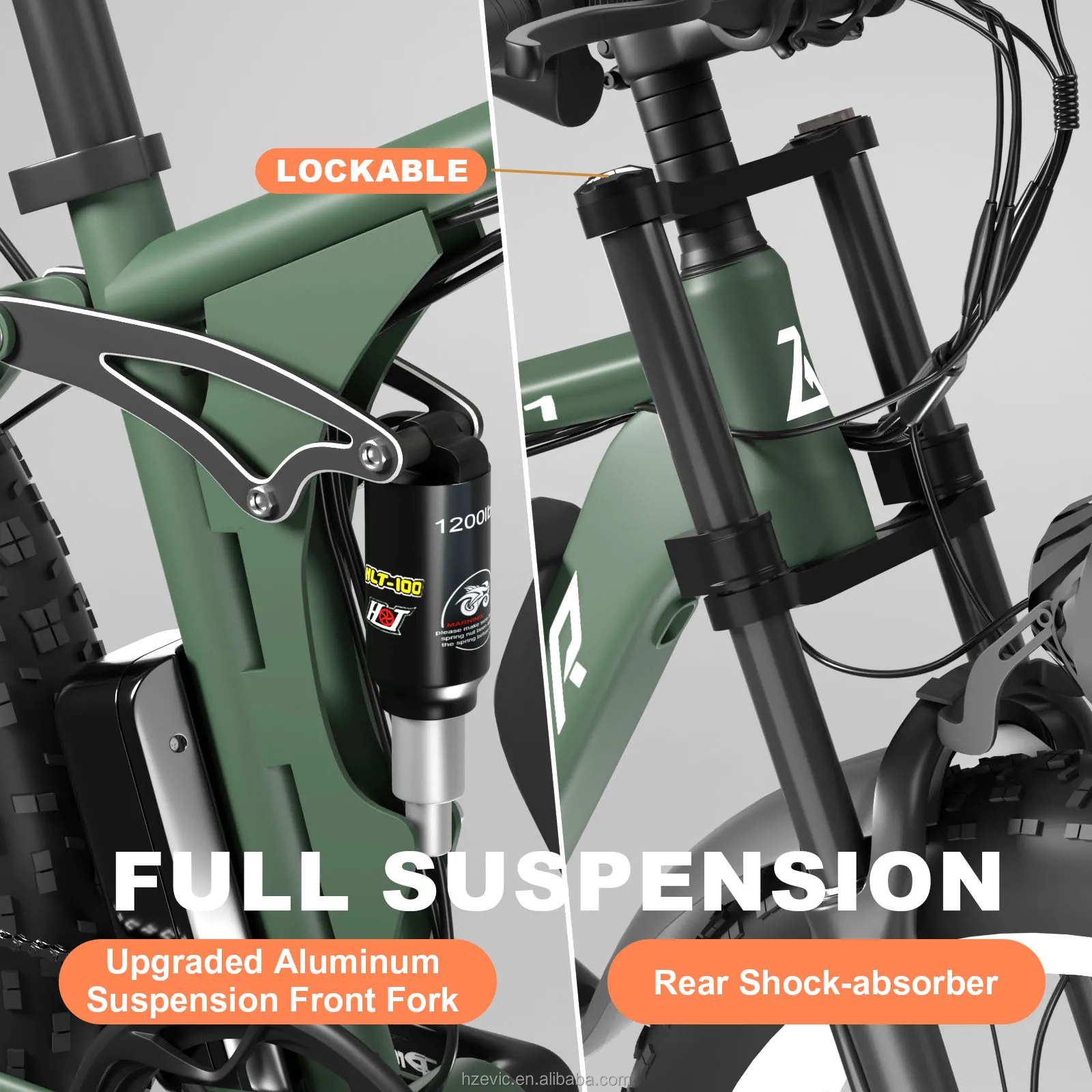 EU USA Warehouse Boombike bicicletta elettrica a doppio motore