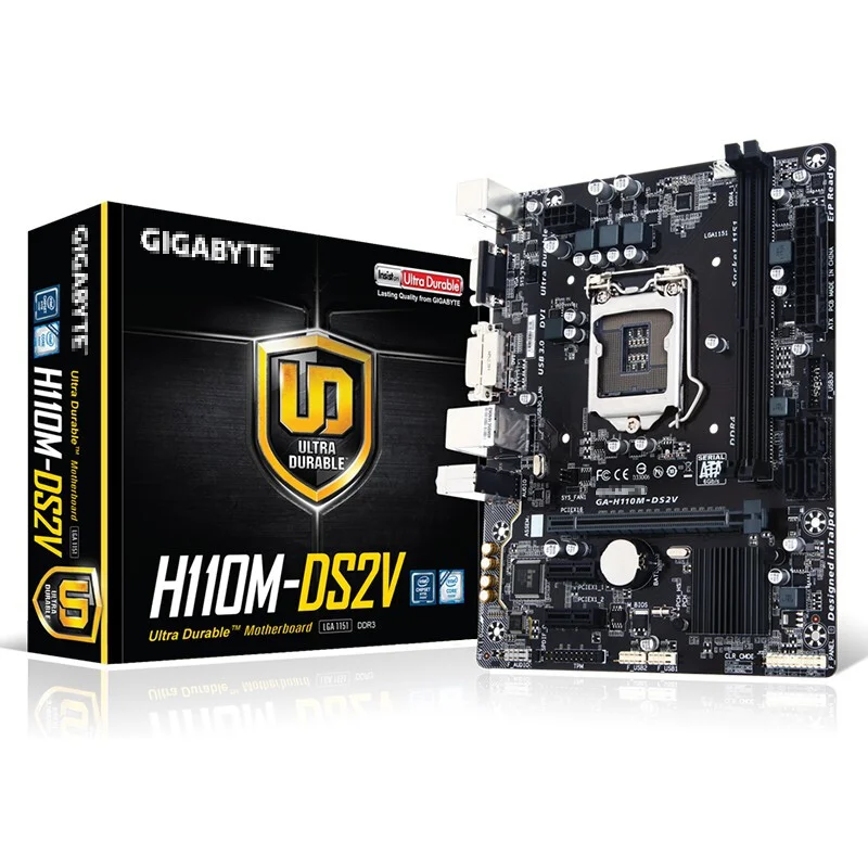 High Quality Hot Selling Computer Desktop Motherboard with Various Models H110 Series Dual DDR4 Channels Motherboard