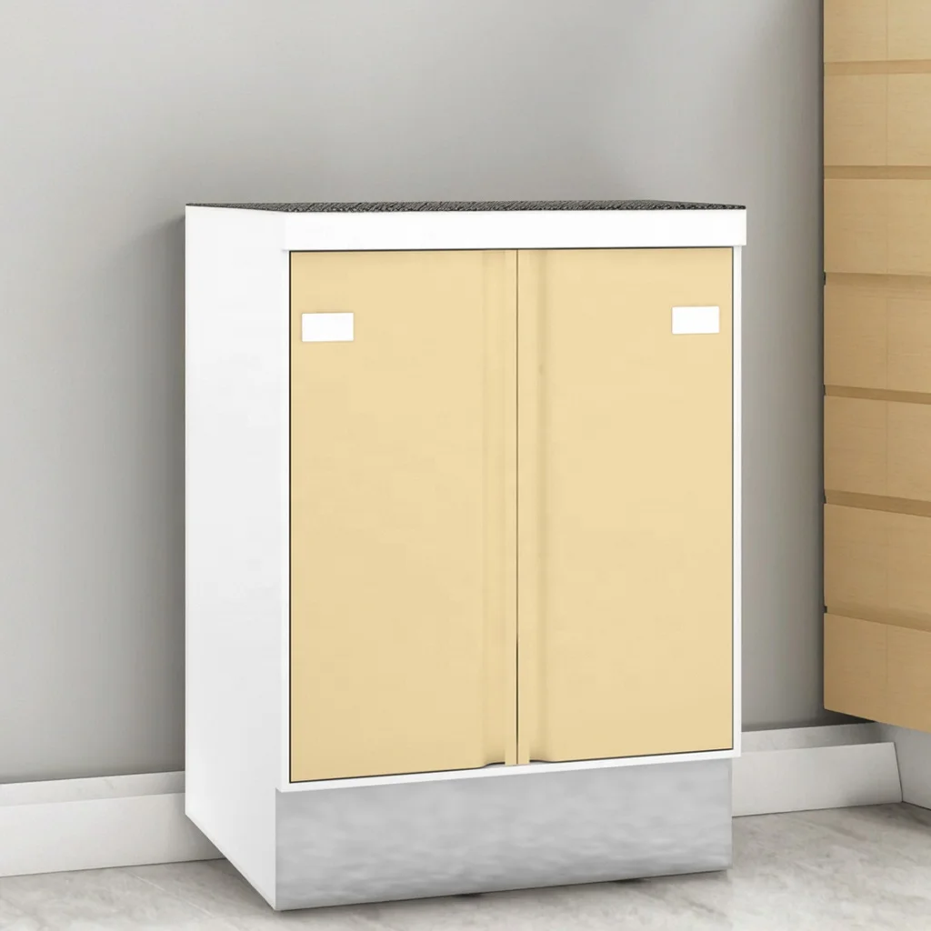 Heavy Duty Modern Hospital Double Door Undercounter Stainless Steel Storage Cabinet 800mm Medical Equipment Durable Lock System 5