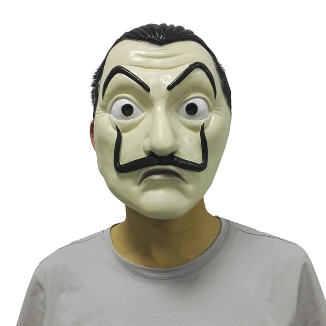 New Design Carnival Role Playing Props Halloween Cosplay For Adult Mardi Gras Mask Salvador Dali Mask