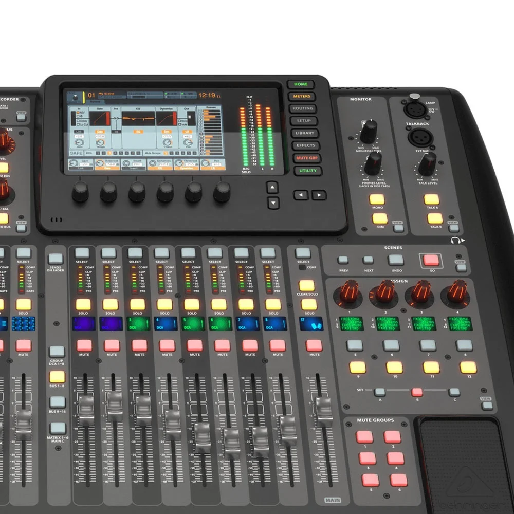 Behringer X32 Digital Console 32 Inputs 16 Outputs Outdoor Line Array Speakers Audio System Digital Mixer Stage