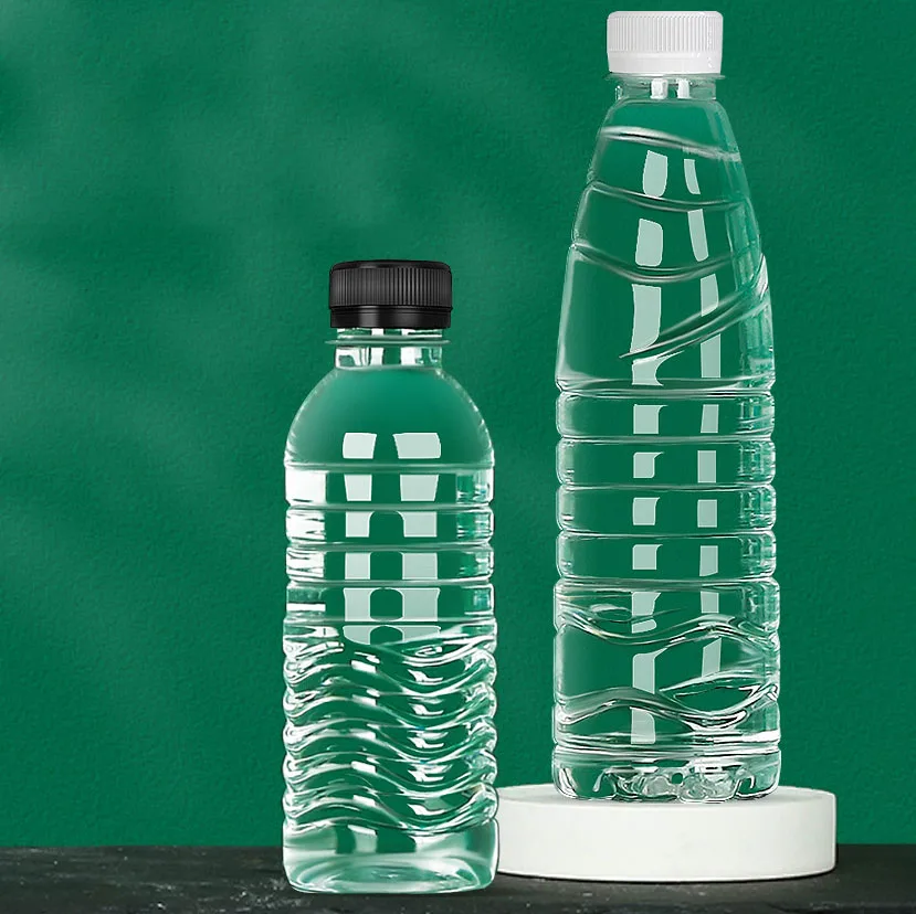 F New Food Grade 250ml Round Horizontal Plastic Bottle Drink Bpa Free