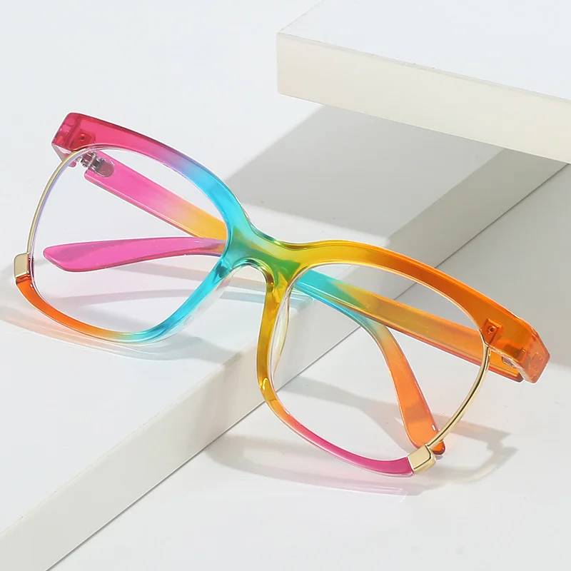 DL Glasses Computer Reading Eyeglasses 2024 Anti Blue Light Blocking Glasses Frame Custom Logo Round Optical Eyewear