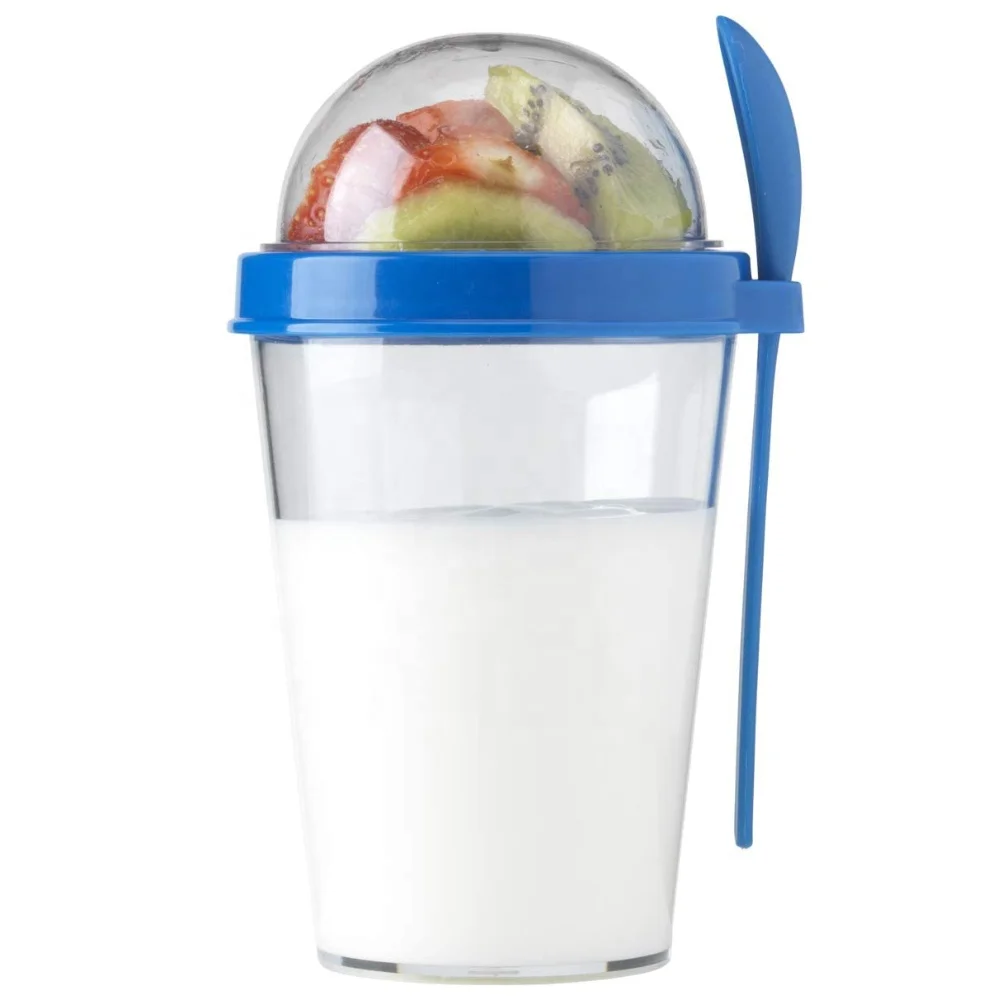 Cereal On The Go Cups Portable Yogurt Cereal to-Go Container with