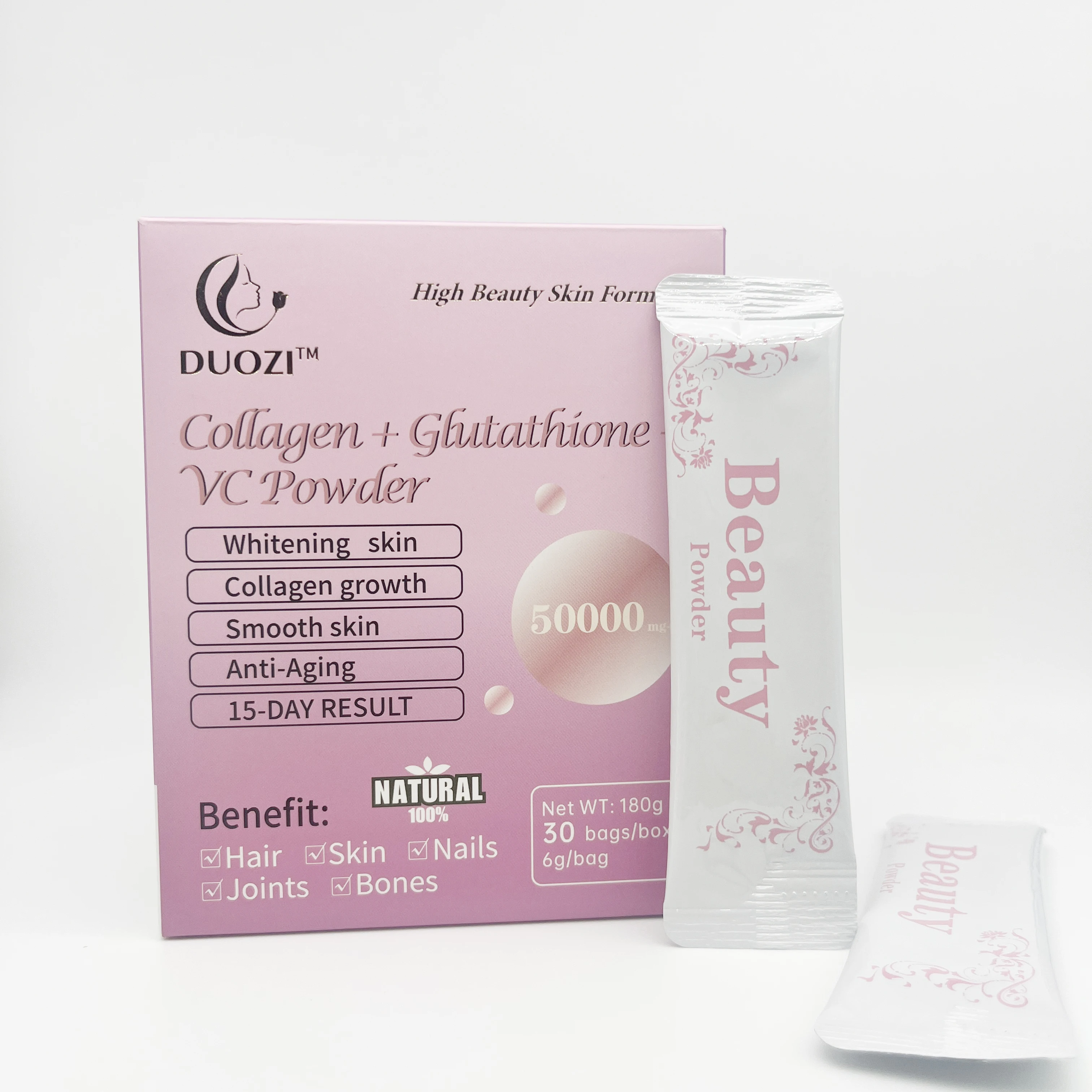 High Quality DUOZI Beauty Powder Collagen & L-Gluta Thione VC Powder -  Premium Collagen Supplement for All Skin Types