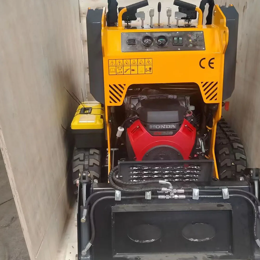 Ce Epa Wheel Tracked Mini Loaders Mini Skid Steer Loader Attachments