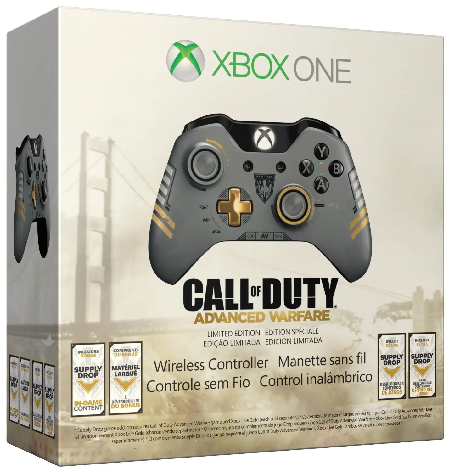 For Original Xbox One Wireless Game Controller Limited Edition Call Of Duty Advanced Warfare Wireless Controller Buy For Xboxone Game Console Controllers Game Console Joystick Xbox Series X Controller Product On Alibaba Com