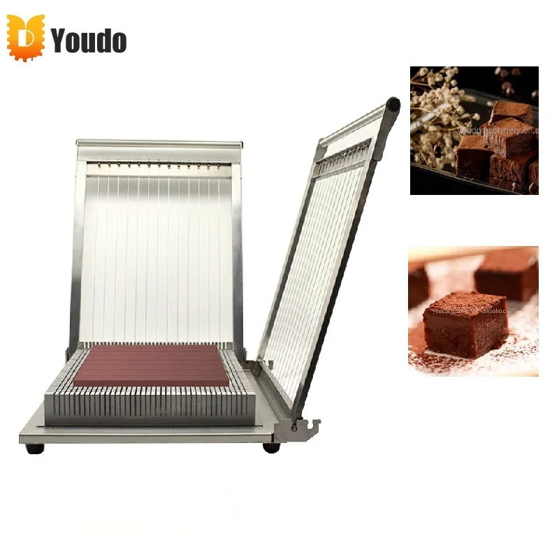 Manual Double Cutting Arm Chocolate Bar Square Grid Cake Cutting Machine  Caramel Cutter Chocolate Guitar Cutter - China Chocolate Cutting Machine,  Chocolate Slicing Machine