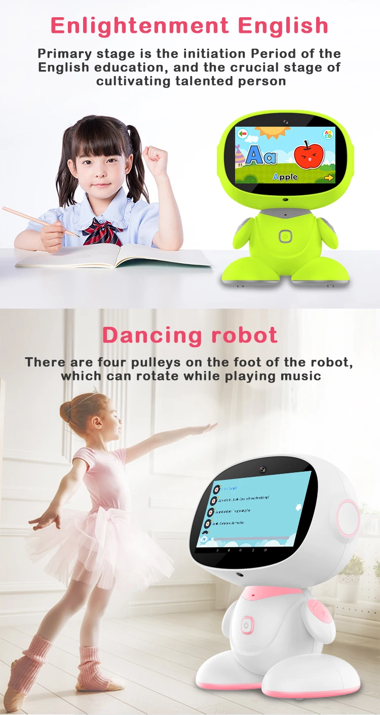 Intelligent Playing Kids Smart Educational Robot Educational Toy Robot