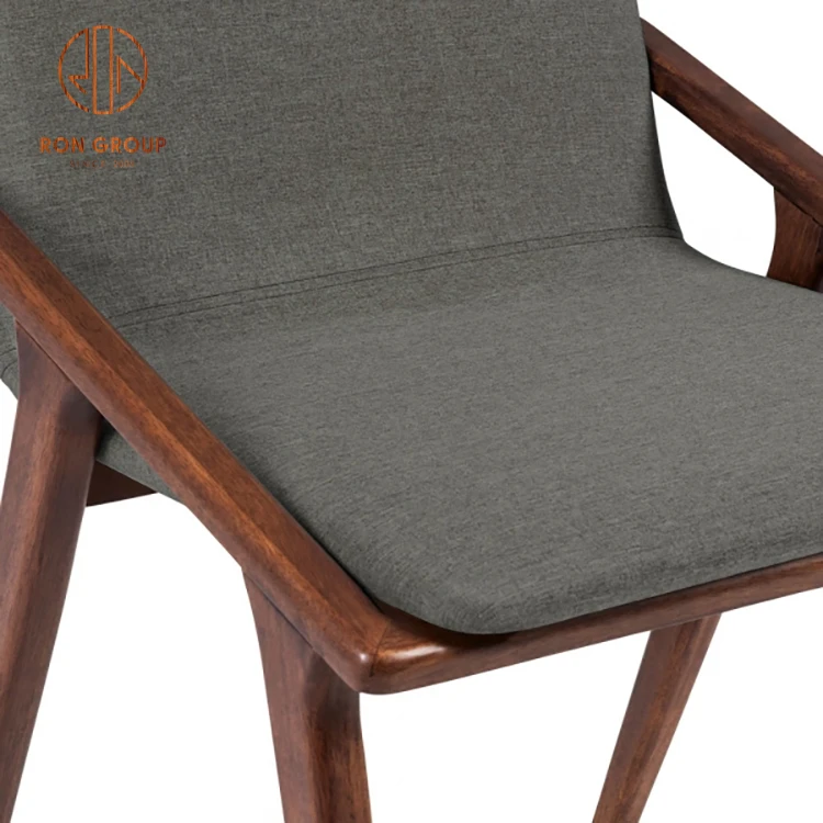 Hot Sale Modern Simple Style Restaurant Furniture Ash Solid Wood Frame Restaurant Chairs Wooden Chair Dining Chairs