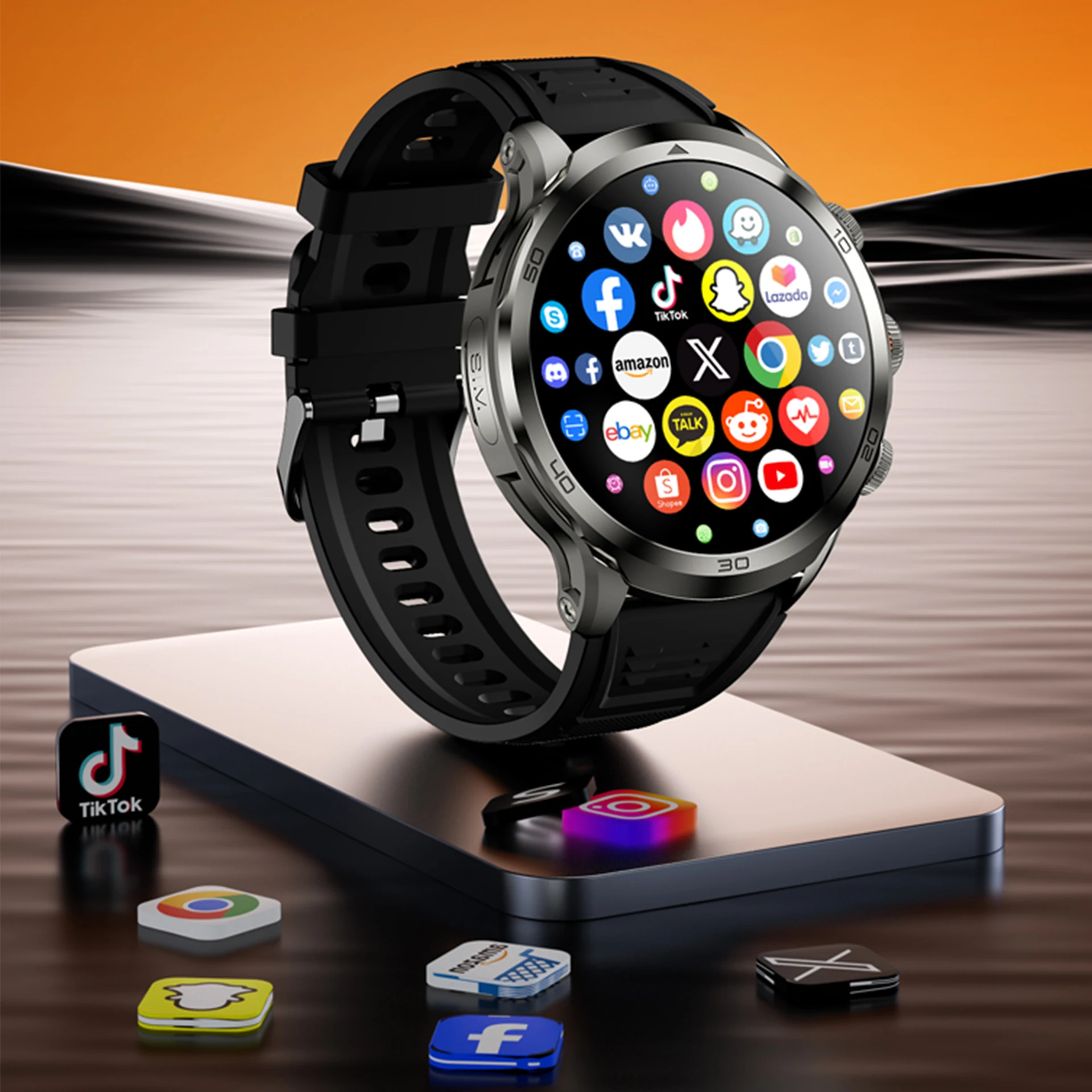 Gps Watch Phone Android Sale Dm98 Smartwatch Top Sale
