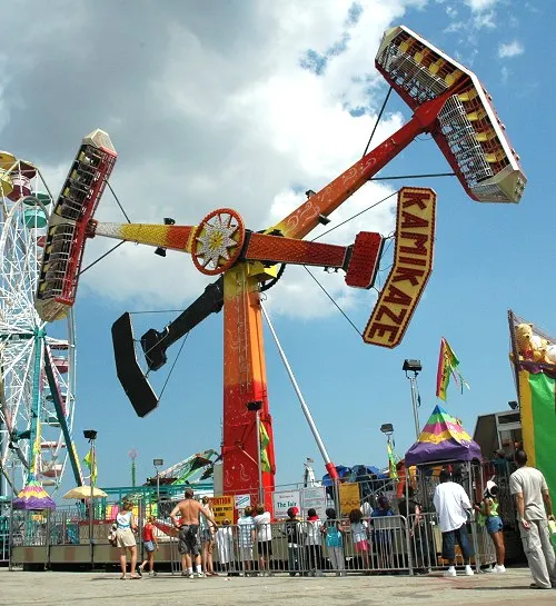 Оборудование для парка развлечений Yamoo, оборудование для аттракционов kamikaze