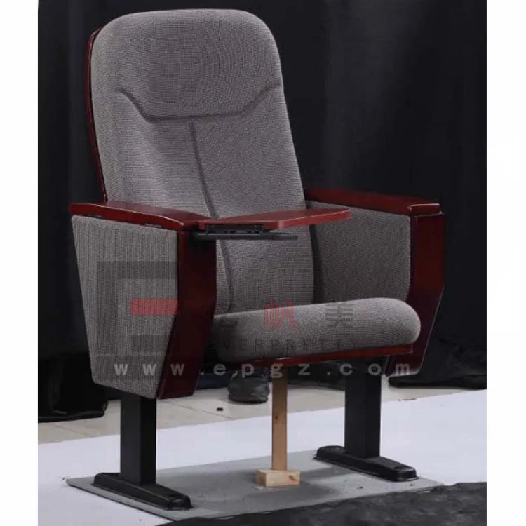 Folding Lecture Hall Furniture Auditorium Chair Fabric Theater Seat