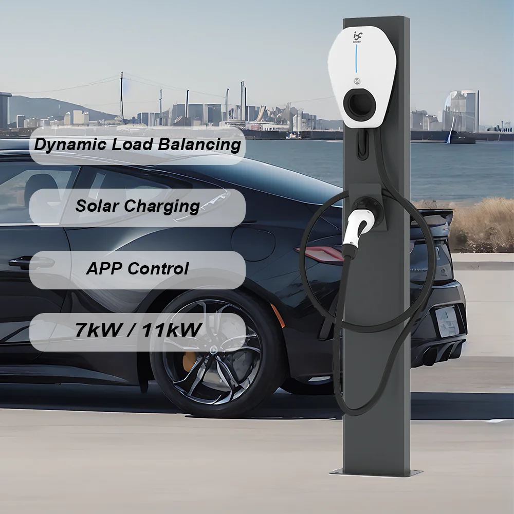 OCPP Dynamic Load Balancing Type 2 32a Evse 7kw 11 kw Dlb Wallbox Home Ac Car Electric Vehicle Charging Pile Socket Ev Charger