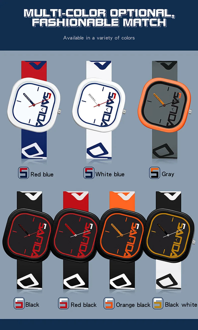 SANDA 3203 メンズファッションスポーツクォーツ時計 シンプルデザイン