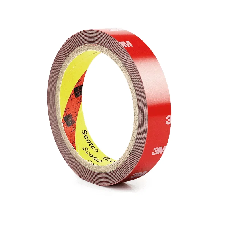 Double sided tape in reel and spool