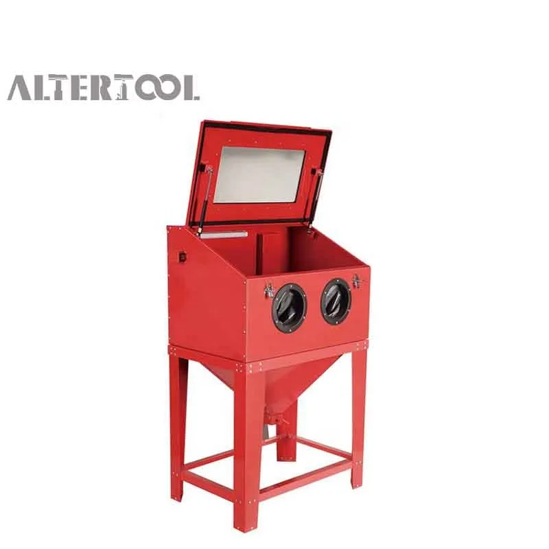 サンドブラスト 大型 990L Altertool高品質990Lヘビースチール大型折りたたみ式フロントドア垂直