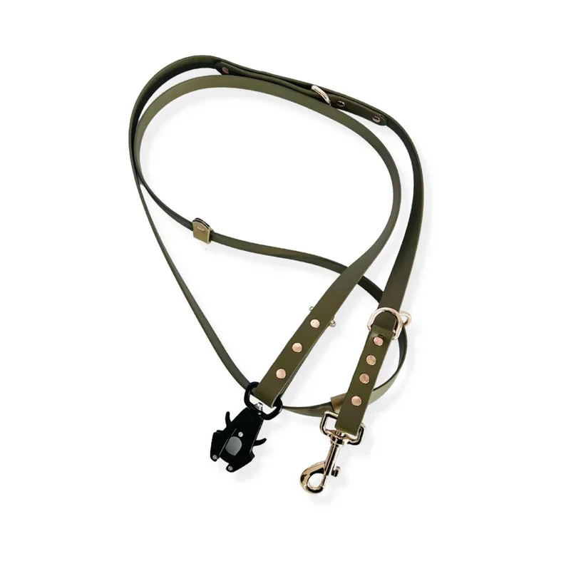 Heavy Duty Tactical Swivel Lead Waterproof Dog Rope Leash With ...