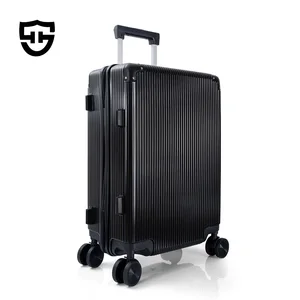 New Lightweight Travel Suitcase 3 Piece Set Anti ABS PC Material Waterproof Travel Luggage Set with Lock