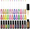 Ensemble de 12 pièces à paillettes réfléchissantes