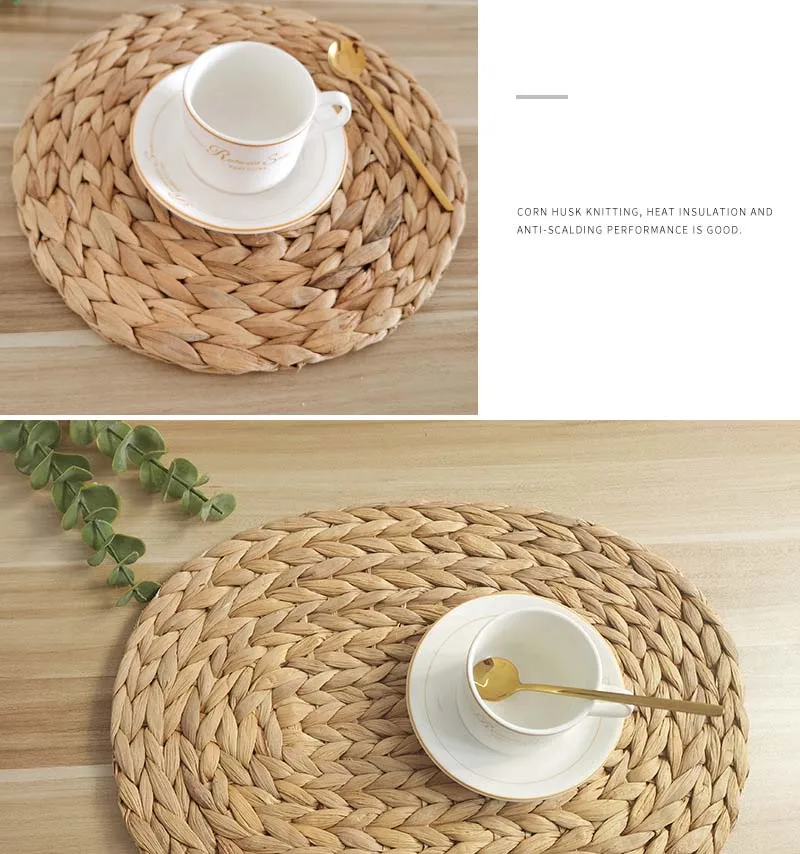 Customized Napperon Absorbent Round Placments Beer Coaster Wood Dining