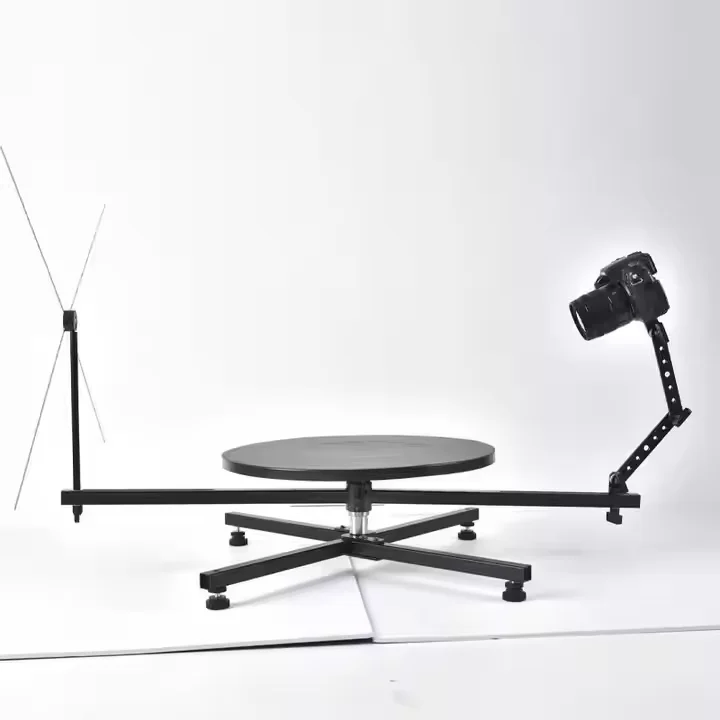 Photography Turntable Spin Table Platform 360 Photo Booth Spinner Rotating Camera Slider for Product Video Shooting