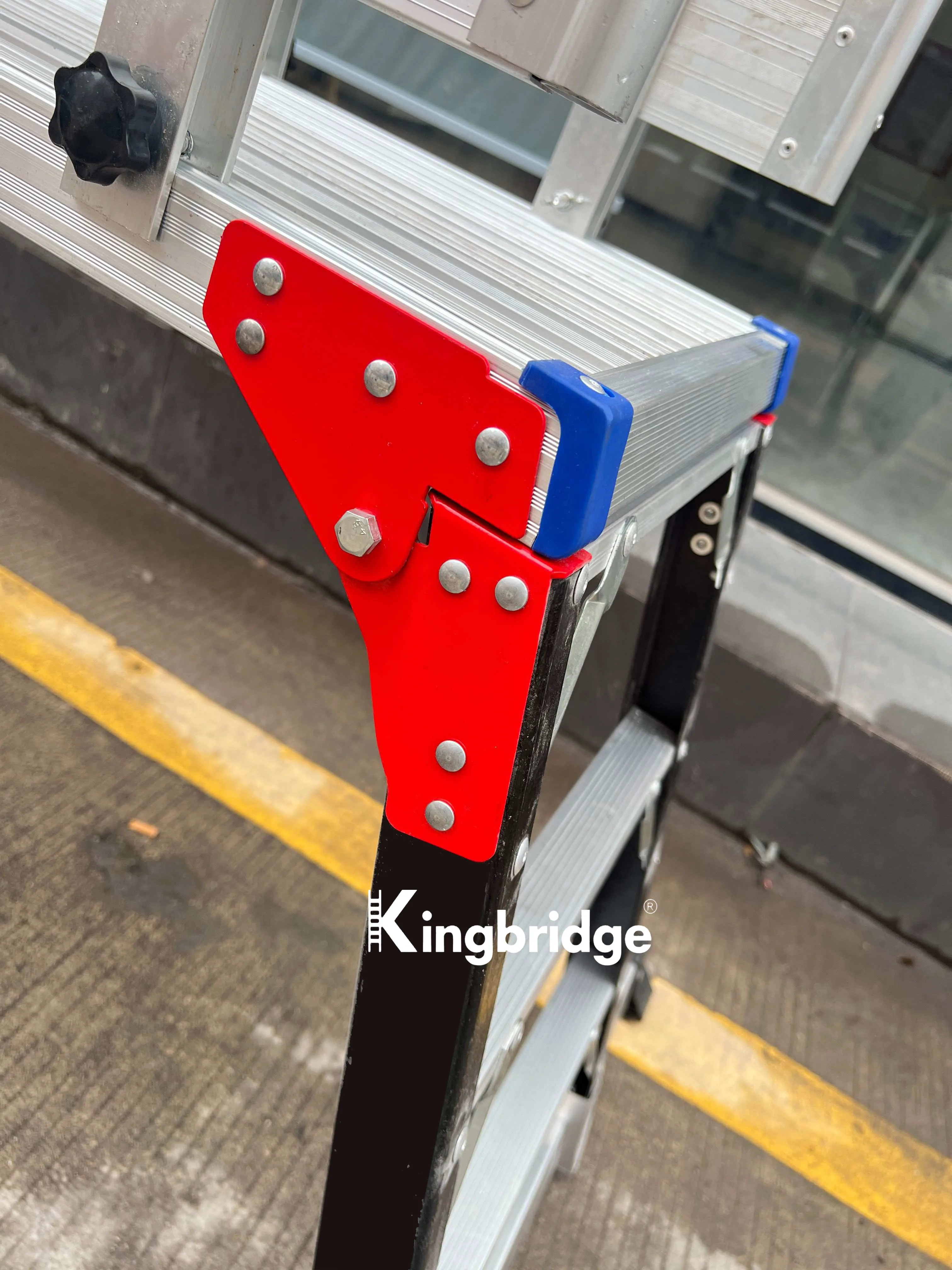 Ladder Vehicle Washing Industrial Design 1230mm Car Washing Work Platform Ladder