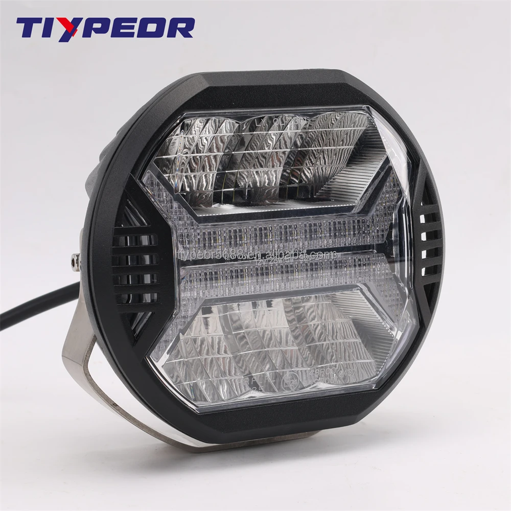product tiypeor e mark long distance 2000lm combo spot beam pmmapc led work driving light with drl 4 inch led work lamp for jeep trucks-4