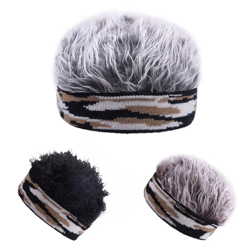 Topi Rambut Palsu Kamuflase Kustom 