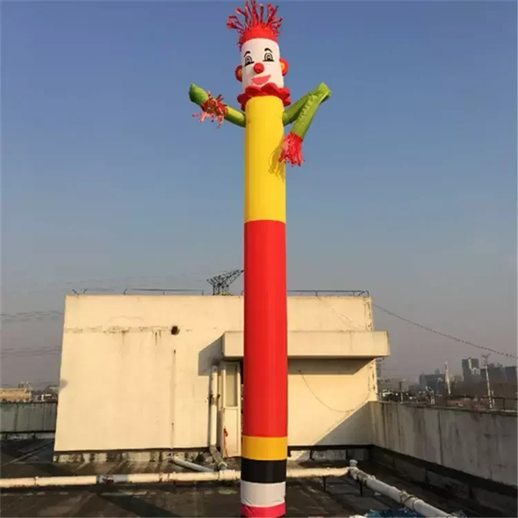 Promotion Customized Inflatable Advertising Tube Guy Wave Men Inflatable Sky Air Dancer with Logo Printed