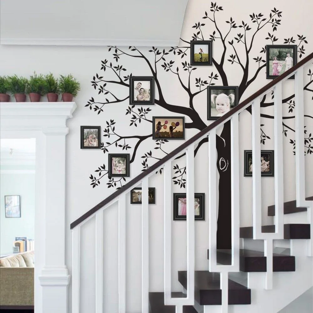 Promotional Customized False Ceiling Design Giant Family Tree Wall Sticker