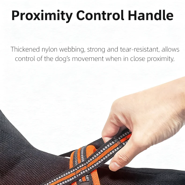 Explosion-Proof Spike Pet Chest Strap Sport Fashion Universal Reflective Easy Wear Gun Shaped Strap Nylon Towing Rope Medium