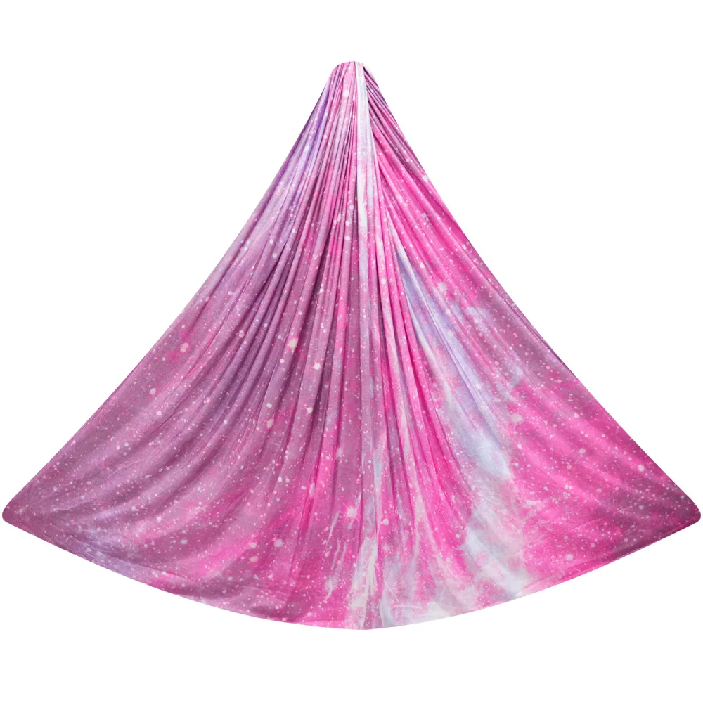 Bilink  Premium Silk Polyester Fabric Colorful Flying air Yoga Hammock Set for Sale
