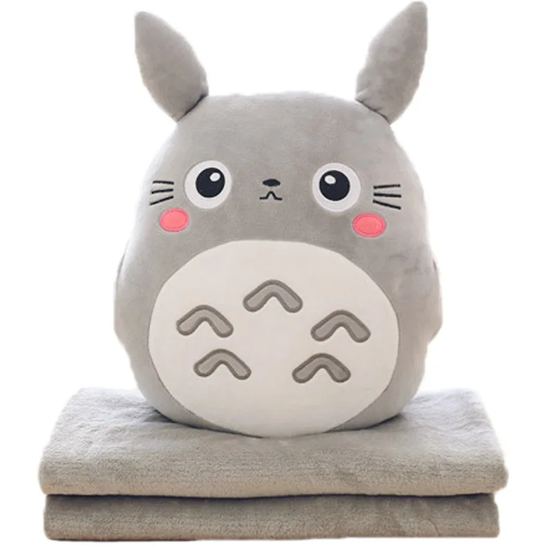 Doraemon Air Conditioning Blankets Valentines Day Gifts Office Nap Pillow Soft Lovely Animal 3 in 1 Pillow Blanket