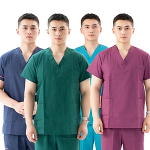 Wholesale Custom Women Man Medical Scrubs Set Doctor Nurse Hospital Uniforms Medical Uniform Scrubs Sets