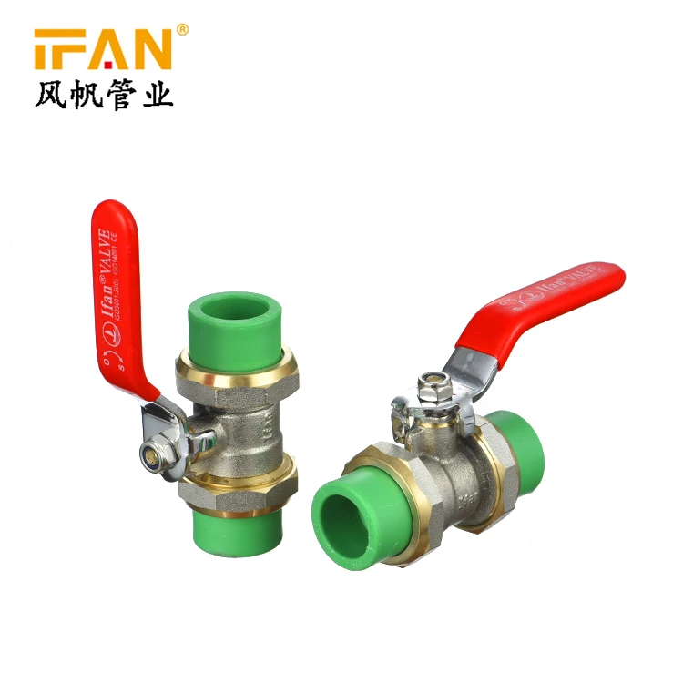 Pp R Copper Plastic Ball Valve Ppr Pipe Fittings Ppr Double Union Ball Valve Brass Water Valve Buy Water Valve Ppr Double Union Ball Valve Ppr Union Ball Valve Product On Alibaba Com