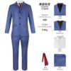 Traje de rayas para hombre para una noche aterradora