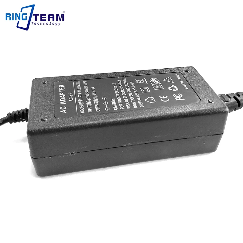 8V 3A AC-E6 ACE6 Camera Power Adapter DC Female 5.5*2.5mm with dummy battery BLS-1 CP-W126 EP-5A EP-5B AC-PW20 DR-FZ100 DR-E6 manufacture