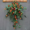 Orange rose wall hanging (90 cm)