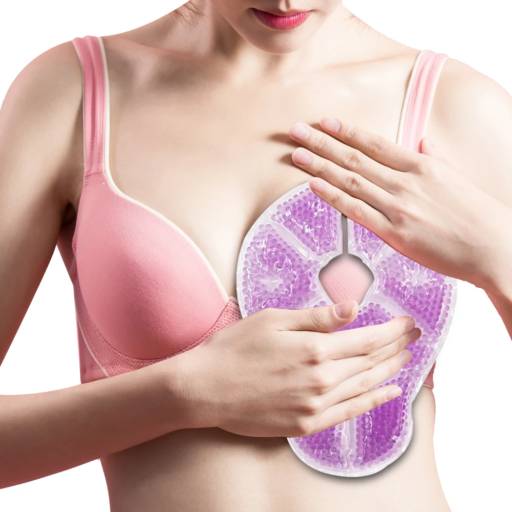 Reusable Breast Gel Ice  Pad Reusable Nursing Breast Feeding Gel Beads Hot and Cold Pack