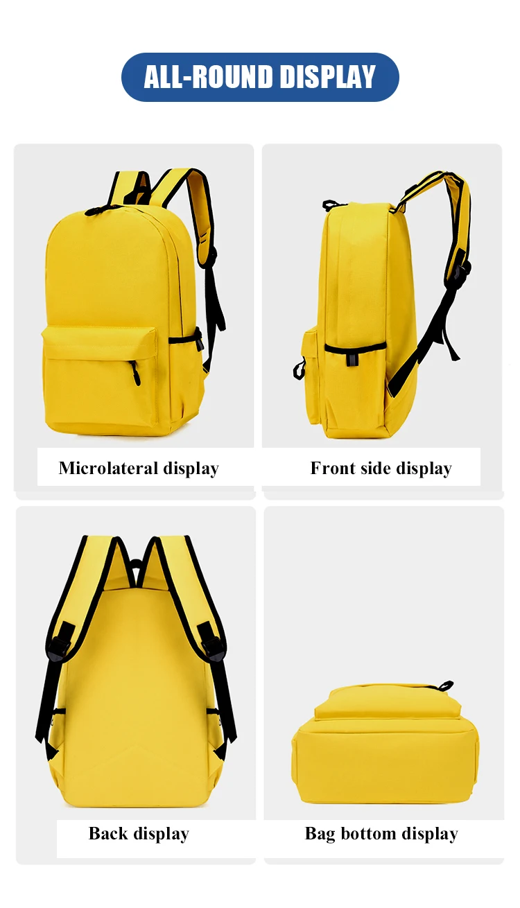 Custom wholesale logo primary oxford fashion unisex kids backpack 2025 waterproof school children's casual bag