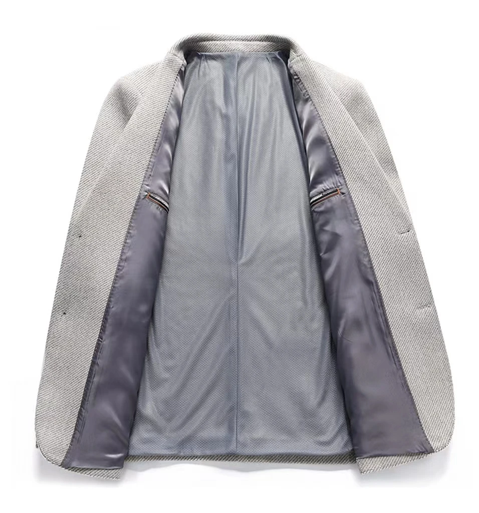 Casual Blazers Men Cashmere Coat British Stylish Vintage Male Business Jacket Handsome Trend Wool Overcoat_voghion.com