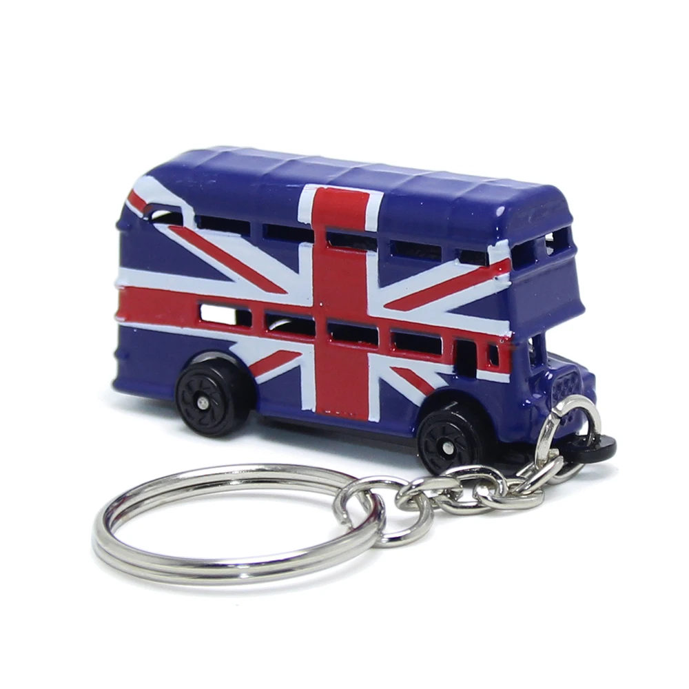 イングランド ブルー ロンドンバス キーチェーン 鉄道グッズ プレゼント
