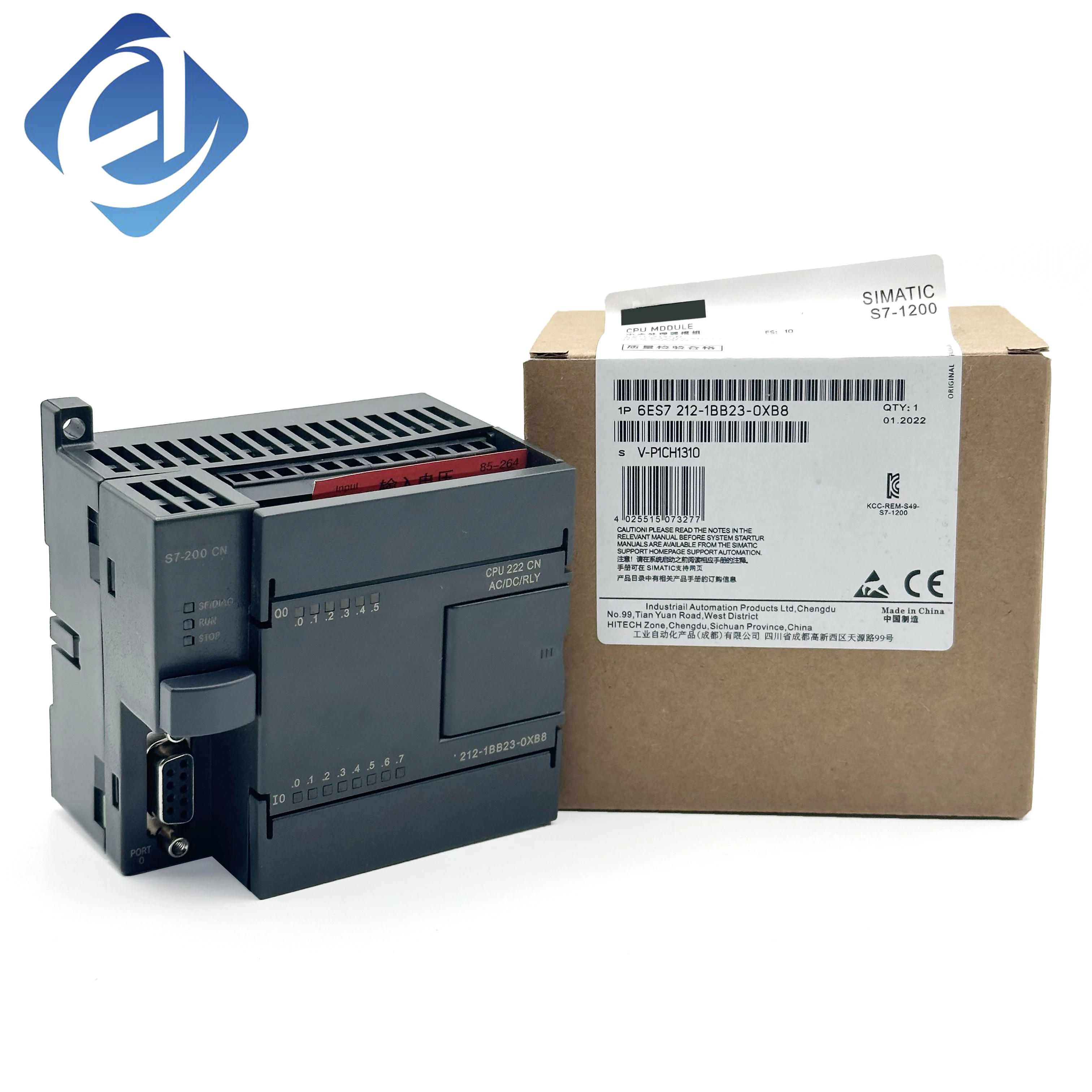 New Original 6ES7 212-1BB23-0XB8 6ES7212-1BB23-0XB8 S7-200 CPU programmable controller. Compact structure, stable logic control and convenient program expansion. Widely used in small industrial equipment,
